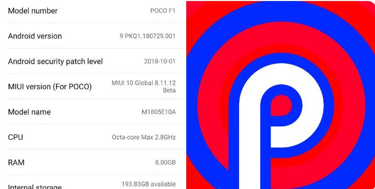 Смартфон Xiaomi Pocophone F1 получил MIUI 10 на базе Android 9.0 раньше, чем ожидалось