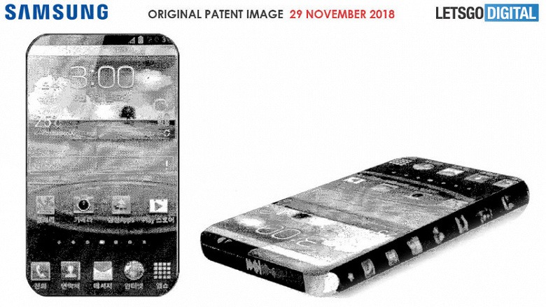 Samsung делает первый в мире абсолютно безрамочный смартфон, на боковых панелях которого также будут экраны