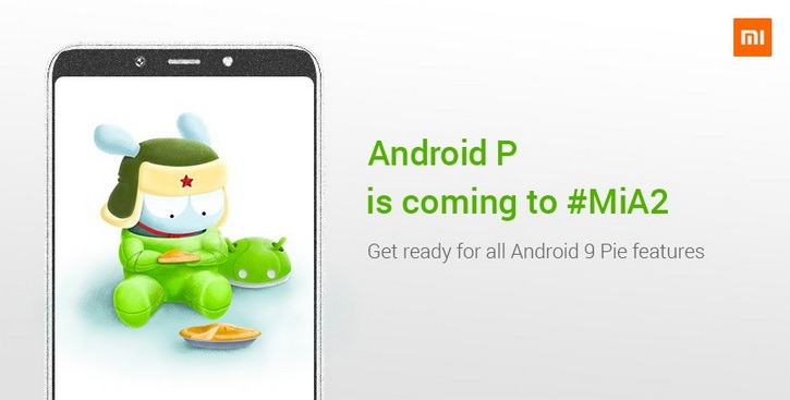 Xiaomi Mi A2 получает Android 9 Pie