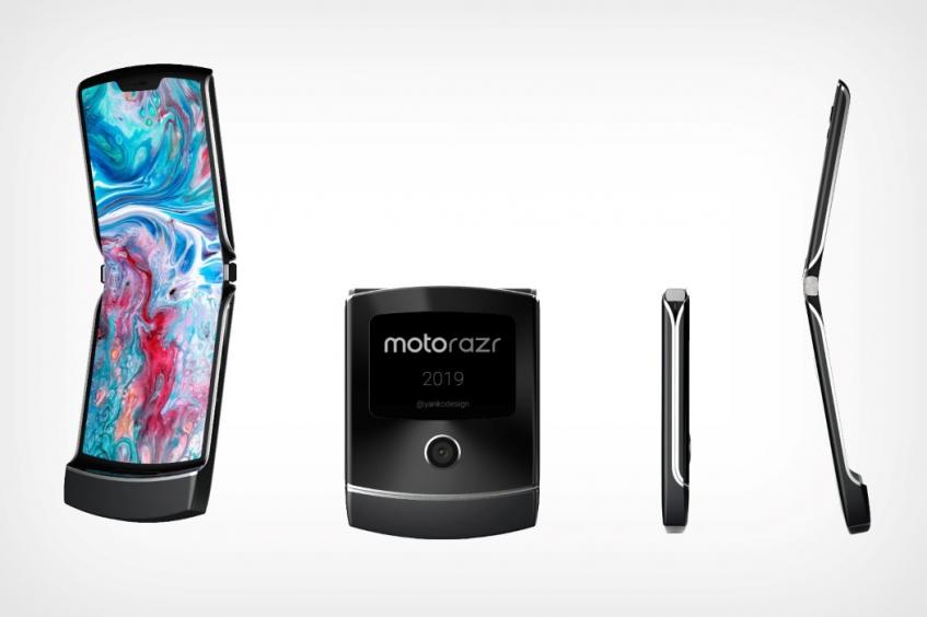 Новый телефон-раскладушка Motorola RAZR появился на качественных изображениях