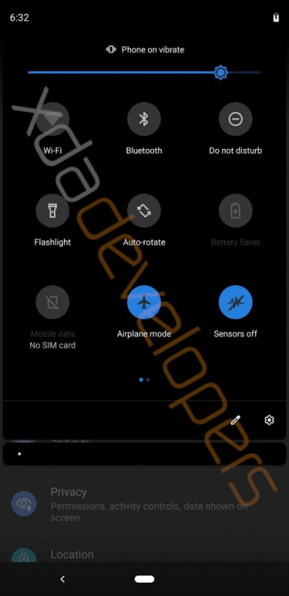 Демонстрация ночного режима Dark Mode в Android 10 Q