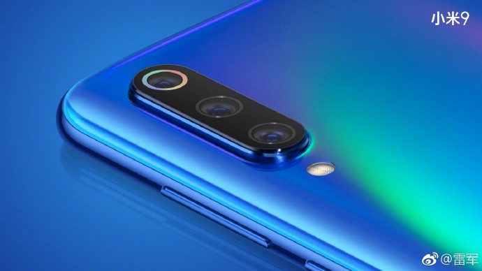 Официальные рендеры Xiaomi Mi 9 в синем цвете