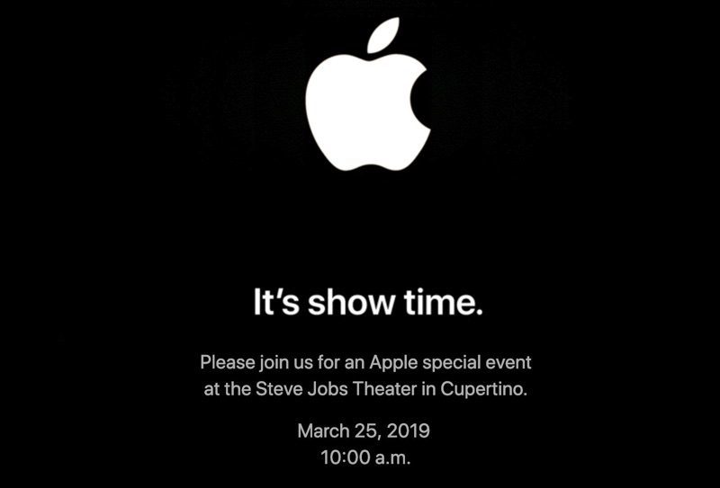 Apple приглашает на большую презентацию 25 марта