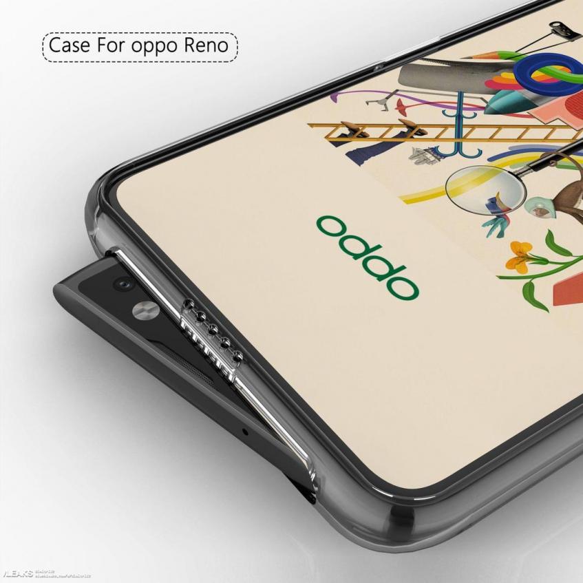 Селфи-камера смартфона Oppo Reno выезжает набекрень