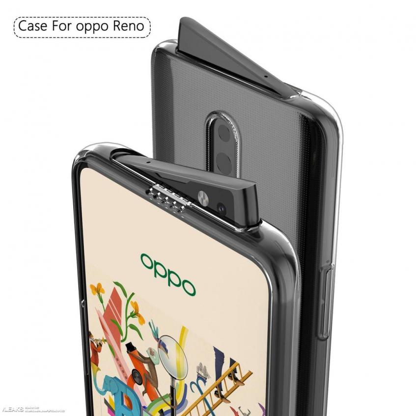 Селфи-камера смартфона Oppo Reno выезжает набекрень