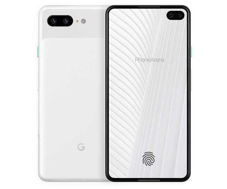 Две двойные камеры: смартфон Google Pixel 4 XL показался на рендере