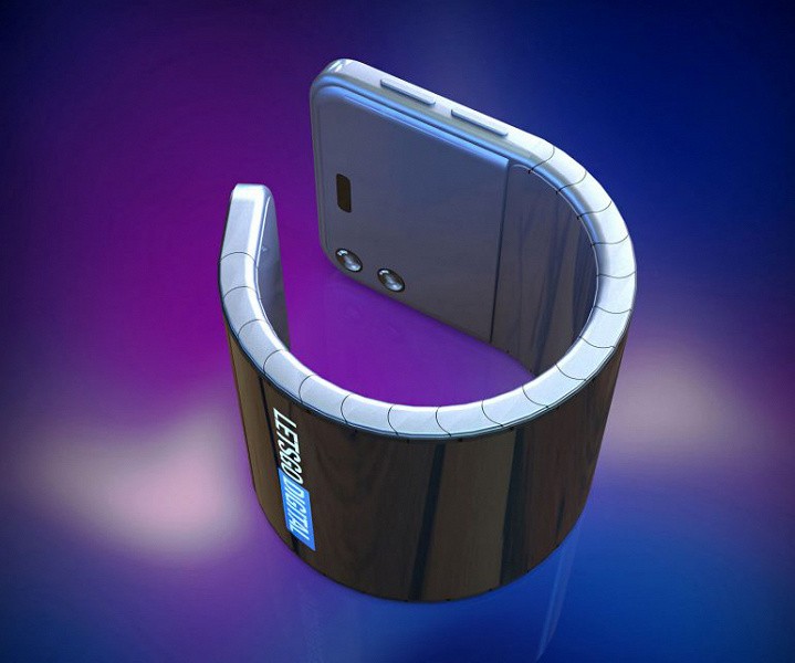 Гибкие смартфоны следующего поколения. Новый смартфон Samsung можно будет носить на запястье