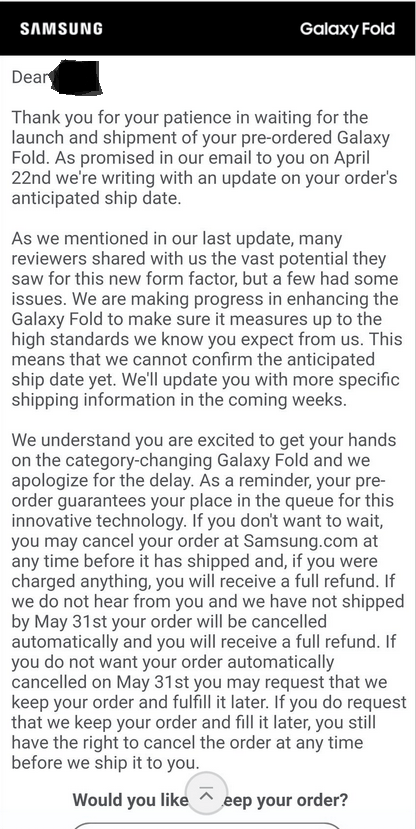 Выход Samsung Galaxy Fold откладывается на неопределенный срок – фото 2