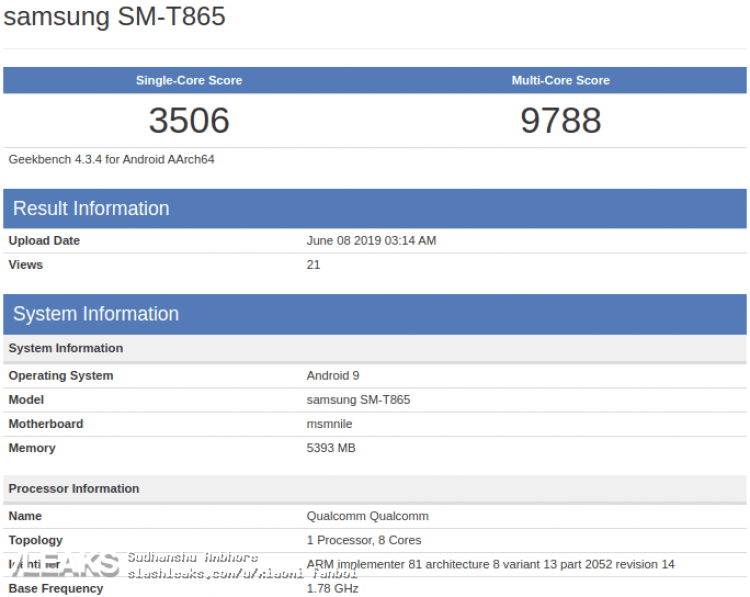 Флагманский планшет Samsung на базе Snapdragon 855 не удивил своей производительностью 