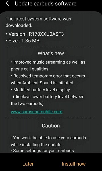 Для наушников Samsung Galaxy Buds доступно обновление, улучшающее качество звука - 2