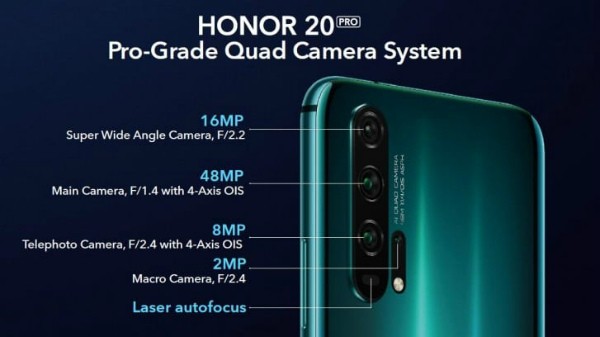 Основная камера Honor 20 Pro