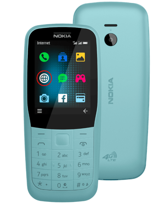 Nokia 220 4G на рендере