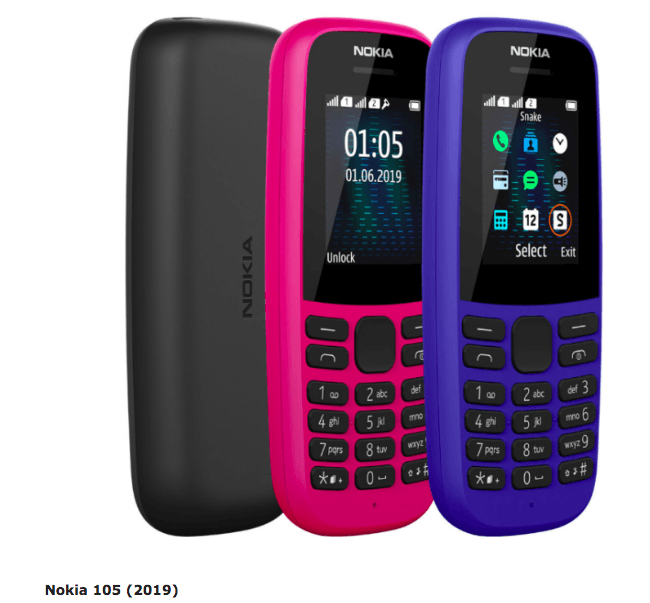 Nokia 105 (2019) рендер