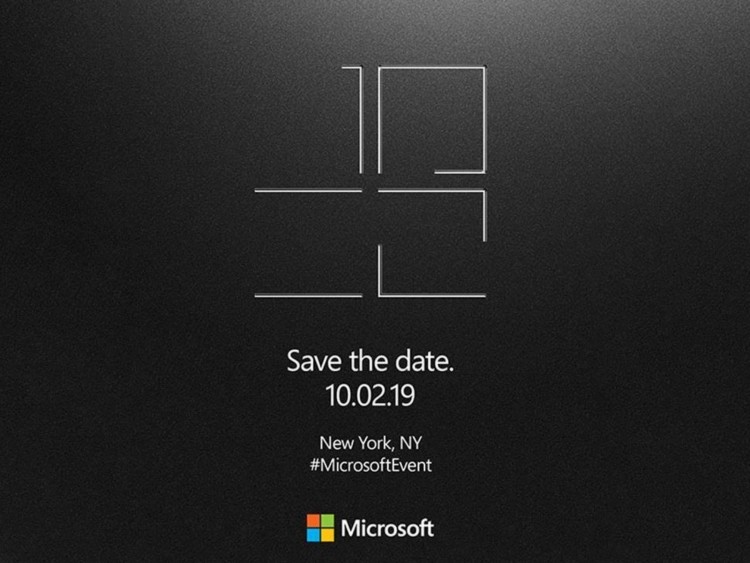 Microsoft представит 2 октября новые устройства Surface