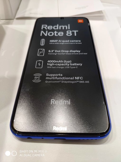 Распаковка Redmi Note 8T, подробности о характеристиках и цене – фото 3