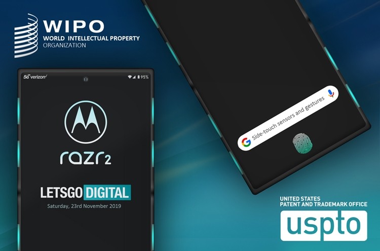 Гибкий смартфон Motorola razr 2 может получить систему бокового управления Side-Touch
