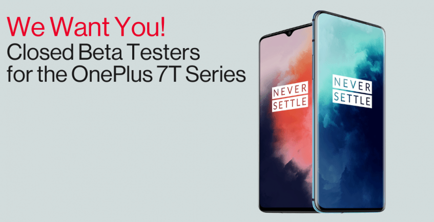 Компания ищет бета-тестеров OxygenOS для OnePlus 7T и OnePlus 7T Pro