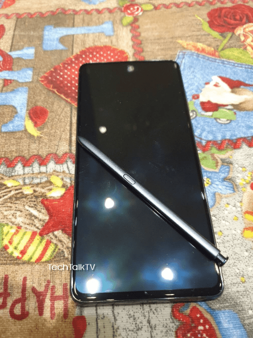 Samsung Galaxy Note 10 Lite позирует вживую на новых фото