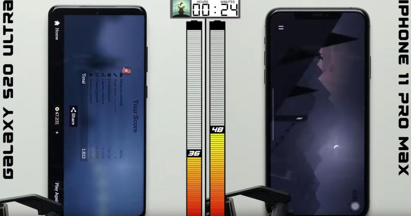 Samsung Galaxy S20 Ultra против iPhone 11 Pro Max - кто автономнее?