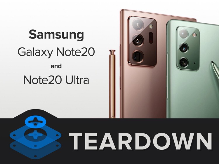 На троечку: ремонтопригодность телефонов Samsung Galaxy Note 20 оставляет желать лучшего