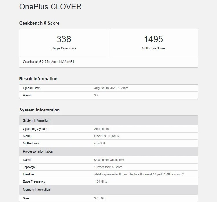 Таинственный телефон OnePlus Clover возможно окажется бюджетным представителем серии Nord