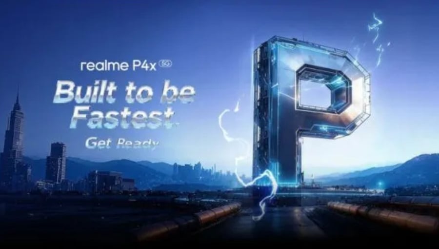 Realme P4x 5G тизер