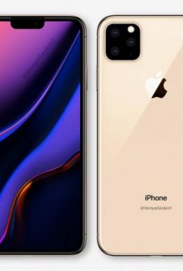 Опубликованы рендеры iPhone XI: по-прежнему большой вырез экрана и тройная камера