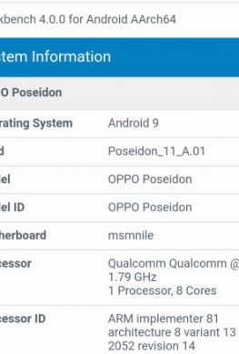 Oppo Poseidon будет первым смартфоном компании с SoC Snapdragon 855
