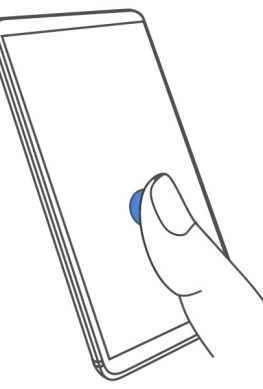 Три варианта анимации сканера отпечатка в экране Nokia 9 PureView