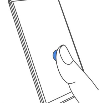 Три варианта анимации сканера отпечатка в экране Nokia 9 PureView