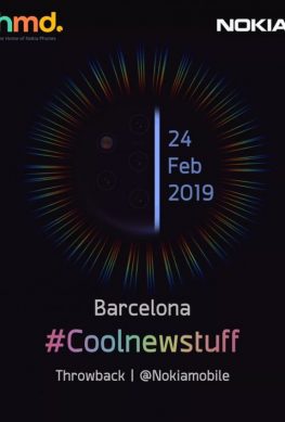 Nokia 9 с пятью камерами покажут на MWC 2019: тизер