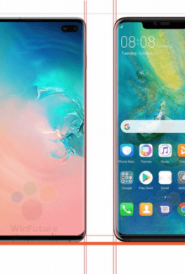 Инсайдер сравнил Samsung Galaxy S10+, Huawei Mate 20 Pro и iPhone XS Max по ширине рамок экранов
