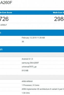 Samsung Galaxy A20 может оказаться смартфоном с Android Go