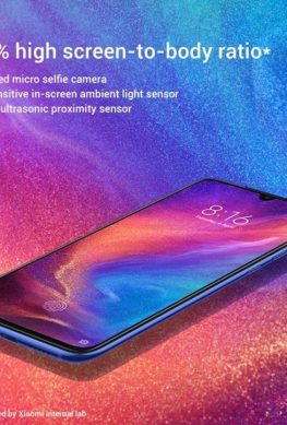 Экран смартфона Xiaomi Mi 9 займёт более 90% площади лицевой поверхности