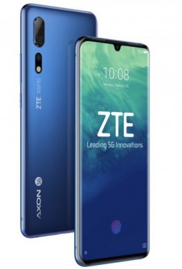 MWC 2019: смартфон ZTE Axon 10 Pro 5G для сетей пятого поколения