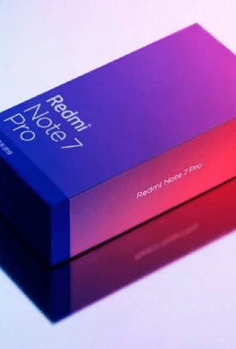 Градиент повсюду. Глава Xiaomi показал коробку смартфона Redmi Note 7 Pro