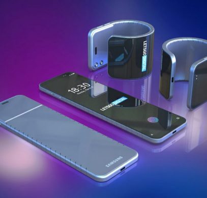 Гибкие смартфоны следующего поколения. Новый смартфон Samsung можно будет носить на запястье