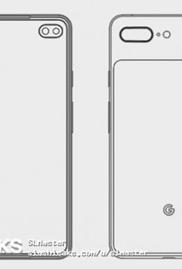 Две двойные камеры: смартфон Google Pixel 4 XL показался на рендере