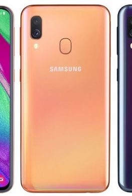 Дебютировал смартфон Samsung Galaxy A40 с экраном AMOLED Infinity U