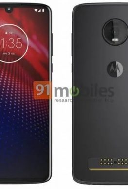 Рендер смартфона Moto Z4 - 1