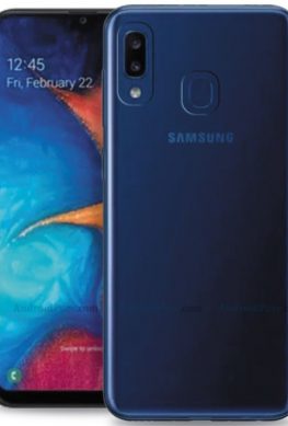 Показали дизайн Samsung Galaxy A20e – фото 1