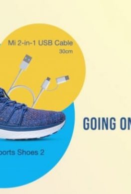 Наушники Xiaomi Sports Bluetooth и кабель с разъемами USB, microUSB и USB-C выйдут 4 апреля