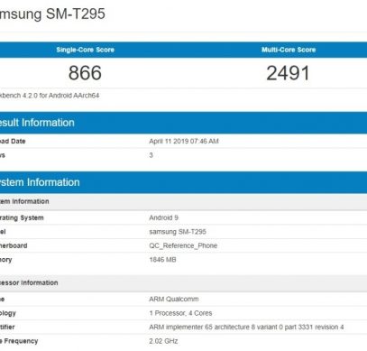 Новый Samsung Galaxy Tab 7.0 (2019) замечен в базе GeekBench