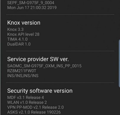 Samsung Galaxy S10 получает обновление со сканером QR