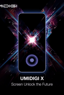 Umidigi X станет самым дешевым смартфоном с подэкранным дактилоскопическим датчиком