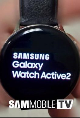 Первые фотографии умных часов Samsung Galaxy Watch Active 2