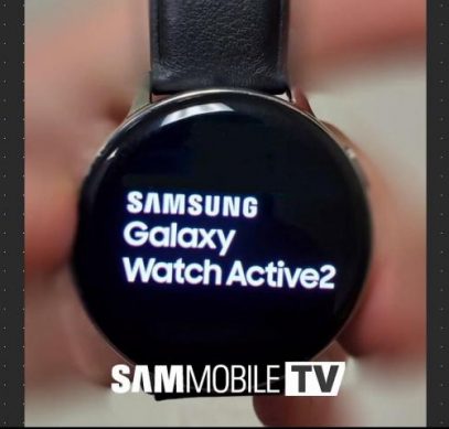 Первые фотографии умных часов Samsung Galaxy Watch Active 2