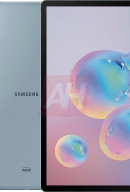 Samsung Galaxy Tab S6: флагманский планшет показался на пресс-рендерах