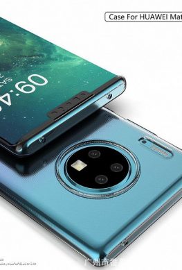 Фотогаларея дня: настоящий чехол для флагманского Huawei Mate 30 Pro демонстрирует круглую камеру