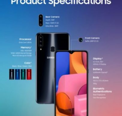 Samsung представила смартфон Galaxy A20s - 1